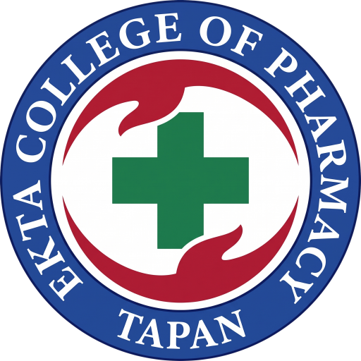Ekta College of Pharmacy Logo